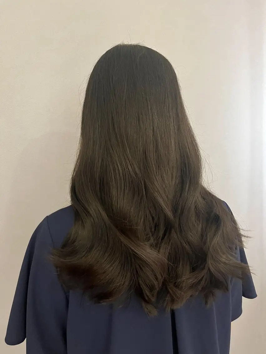セミロング カット ヘアカラー Grow by NYNY 田代 紀恵のヘアスタイル