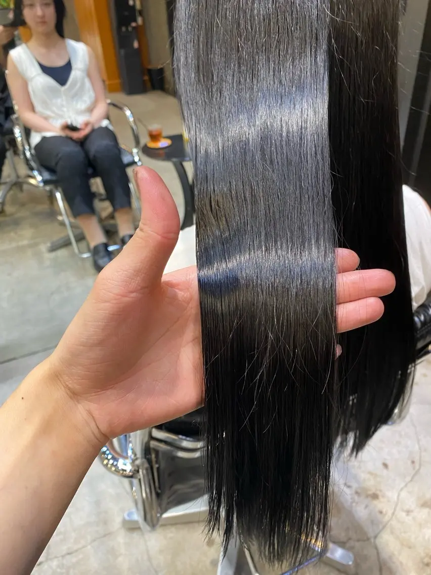 カラー 透明感カラー ダークグレー ダークグレージュ グレージュ カット ヘアカラー トリートメント 透明感カラー🌿 グレージュ🐺陽介のヘアスタイル