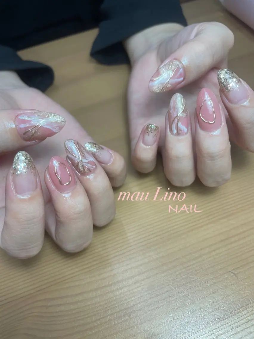 ネイル ハンドネイル 宇都宮ネイルGELo nail KAORIのネイルデザイン