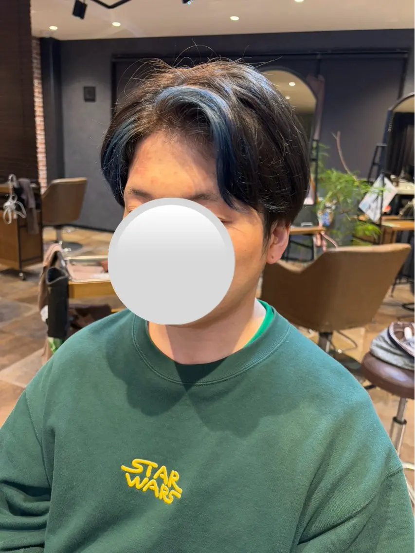カラー ミストバング  フェイスフレーミング 飯村 麻莉奈のヘアスタイル