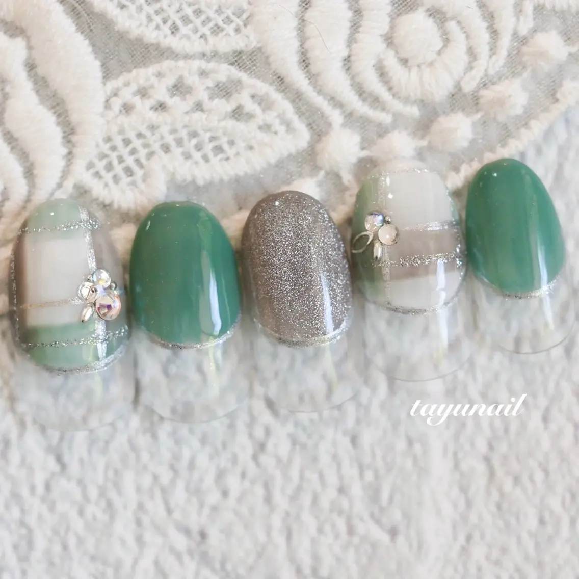 ネイル アートネイル ジェルネイル パラジェル ハンドネイル ネイルサロン 【たゆnail】のネイルデザイン