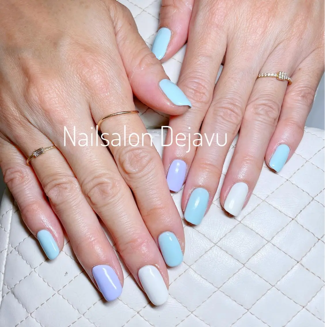 ネイル アートネイル ジェルネイル ワンカラーネイル 夏ネイル ハンドネイル Nail salon Dejavu 🌿のネイルデザイン