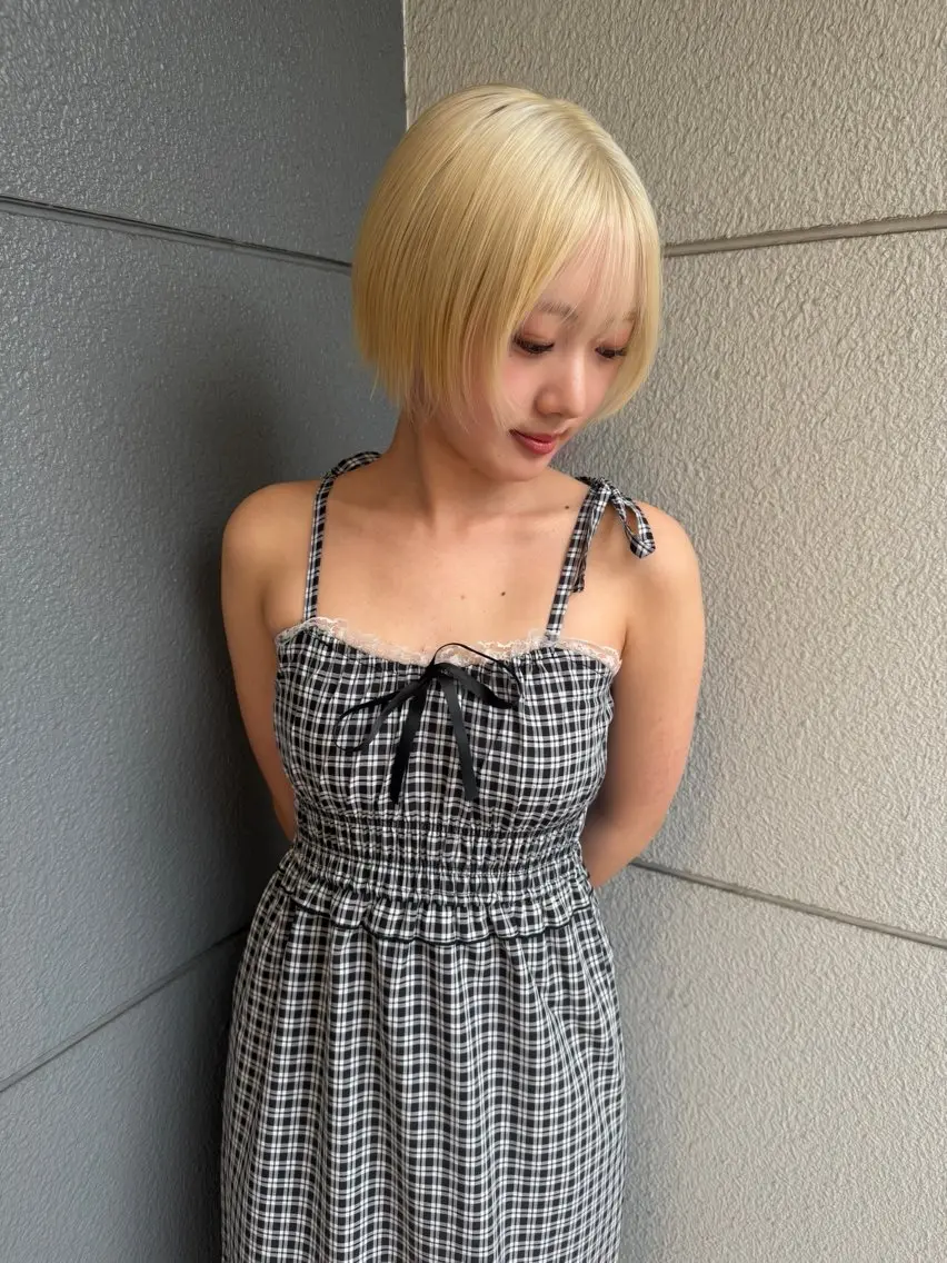 ショート カラー にこ /iciのヘアスタイル