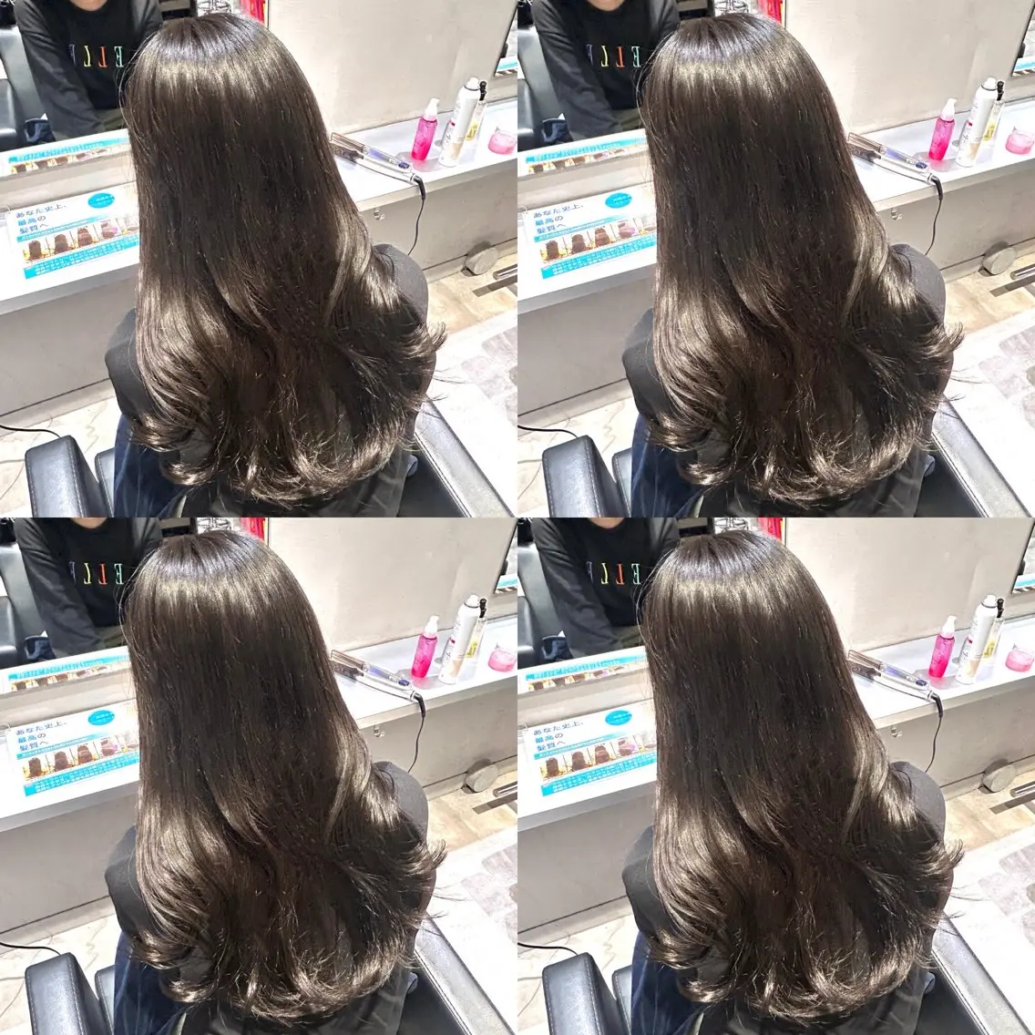 ロング カラー 艶髪×透明感カラー もかのヘアスタイル