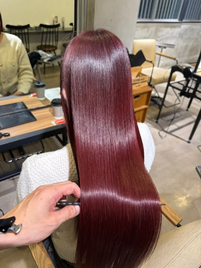 ロング カラー ブリーチ ダブルカラー ブリーチなしカラー カット ヘアカラー ヘッドスパ 髪質改善カラーサロン 代表　KOHEIのヘアスタイル