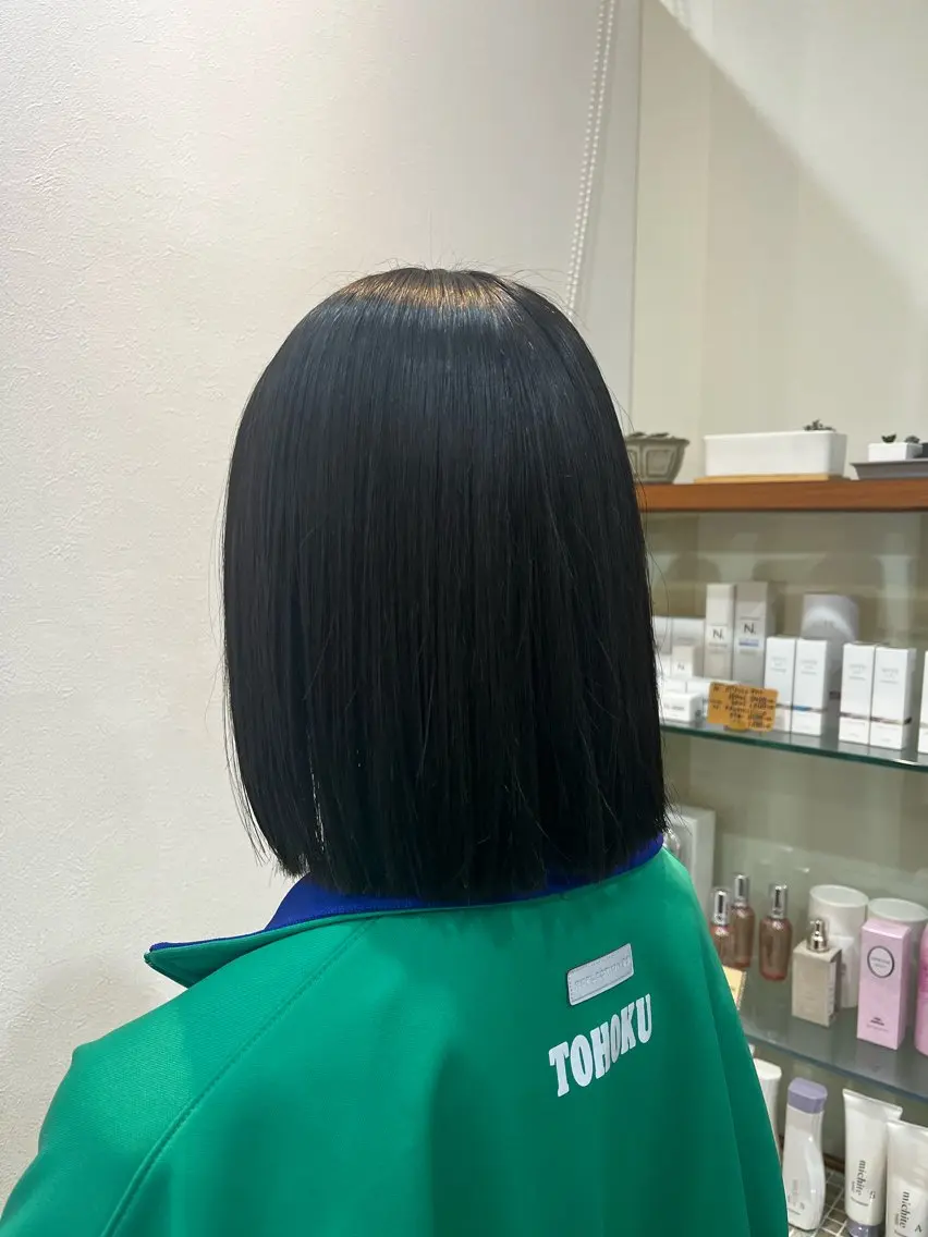 ミディアム ボブ アメイジングヘアー 千歳店 嶋田のヘアスタイル