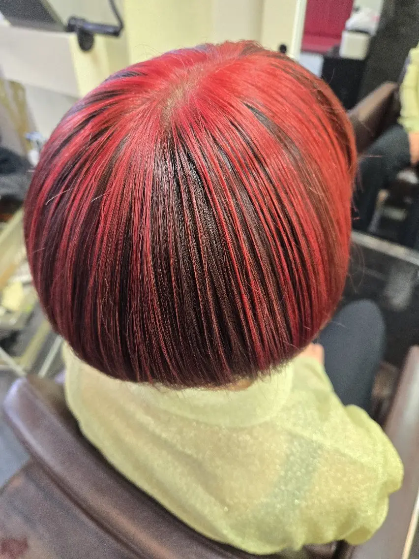 ショート カラー ボブ カット ヘアカラー 遠藤 史秋のヘアスタイル