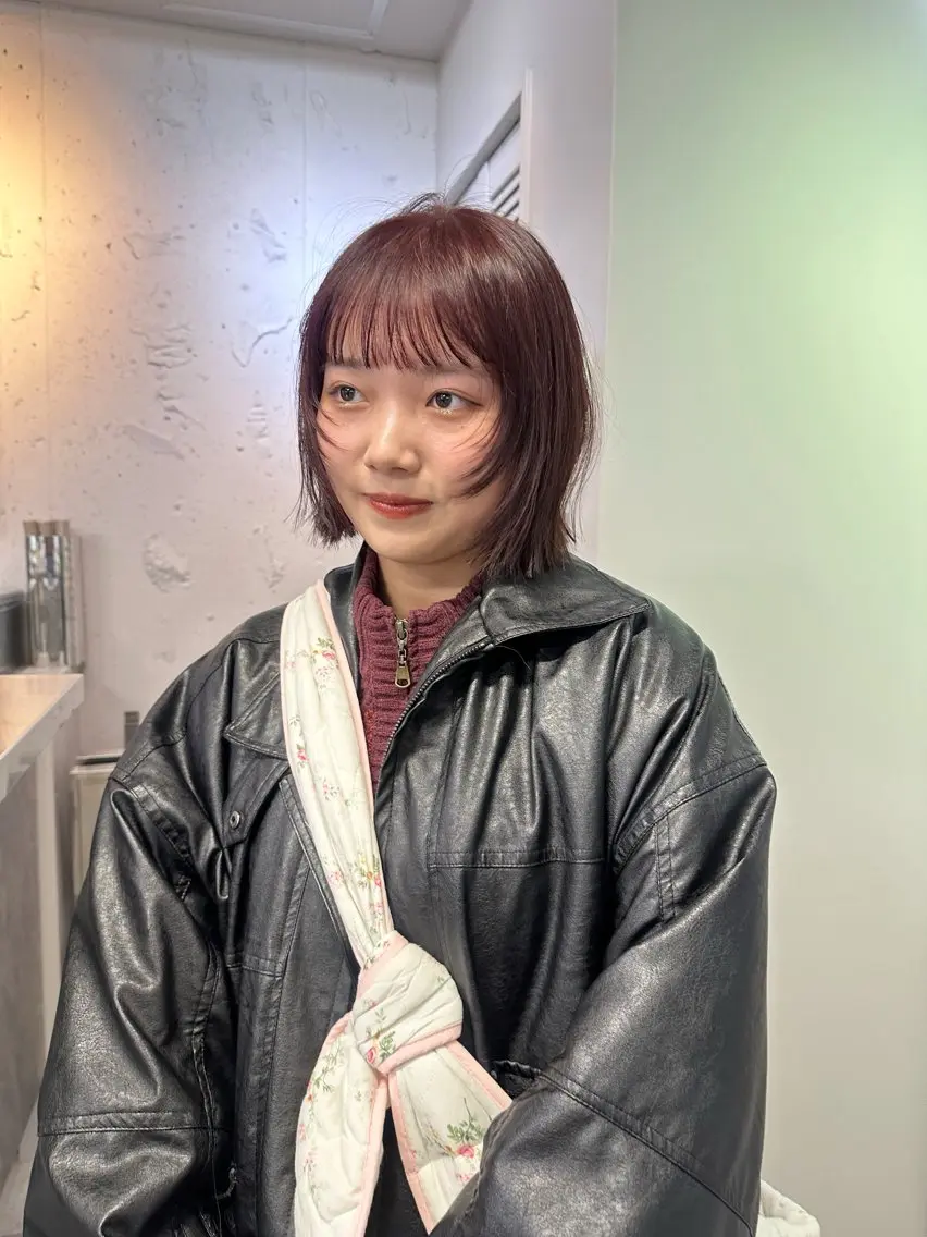ショート ハッシュカット🎀 レイヤーカットのヘアスタイル