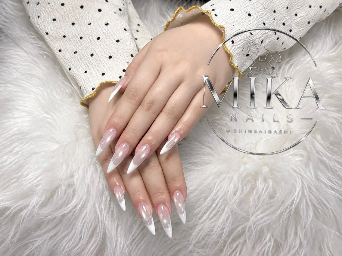ネイル アートネイル チークネイル ドット フットネイル フレンチネイル ハンドネイル KIMU MIKA.NAILのネイルデザイン