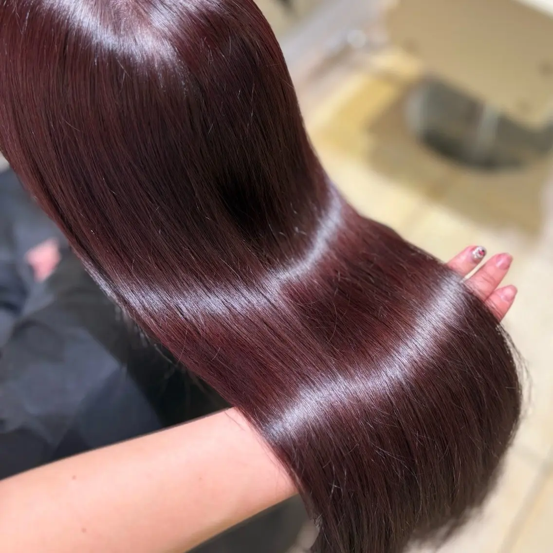 ロング カラー カット ヘアカラー トリートメント 新宿/艶カラー 🎀韓国ヘアKANAのヘアスタイル
