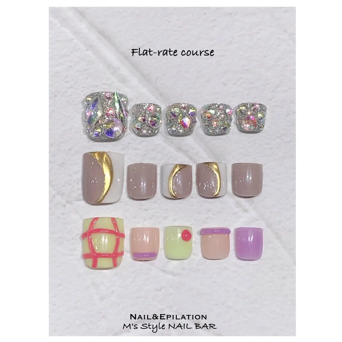 ネイル 成人式 フットネイル フレンチネイル ジェルネイル 韓国ネイル フットネイル M's Style NAIL BARのネイルデザイン