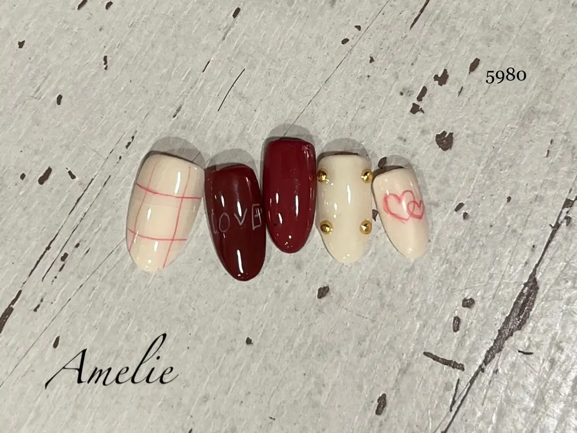 ネイル ハンドネイル いちじゅう あおいのネイルデザイン