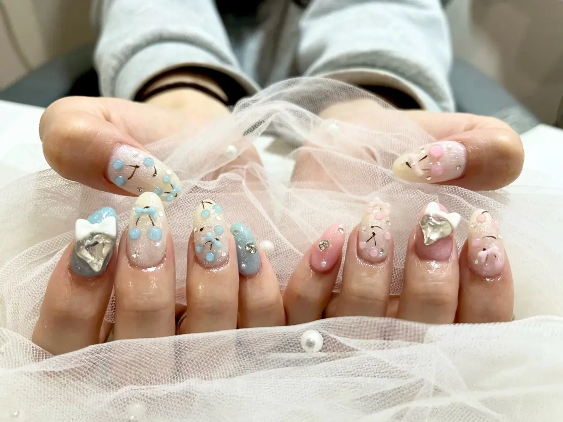 ネイル ハンドネイル _WHITE+ 南海難波店のネイルデザイン