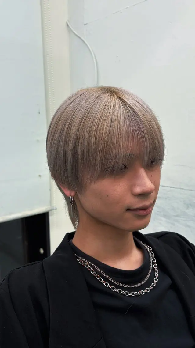 カラー メンズ メンズブリーチ メンズハイトーン ブリーチ ハイトーンカラー カット ヘアカラー トリートメント WILL 上村拳吾 似合わせ特化のヘアスタイル