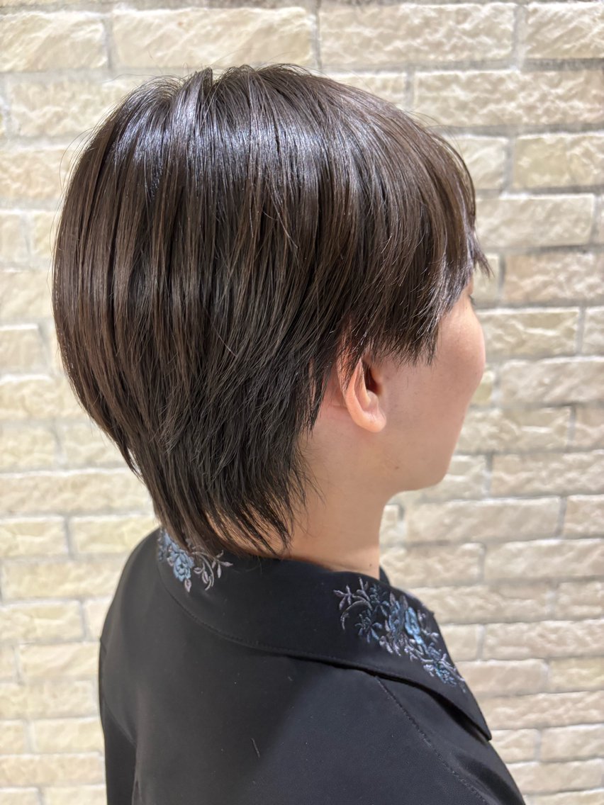 ミディアム メンズ カット 【メンズ特化】セン ターパート/保坂太一のヘアスタイル