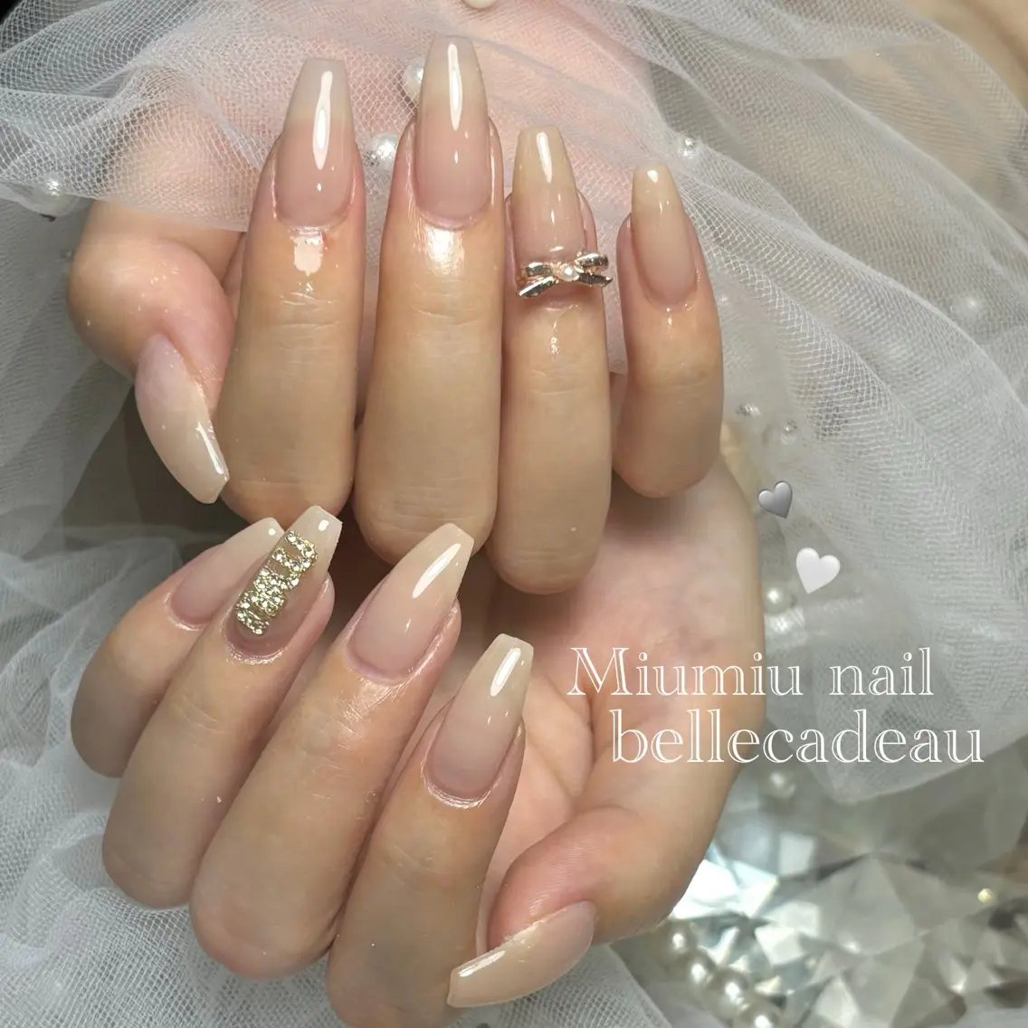 ネイル シンプルネイル nail salon belleのネイルデザイン