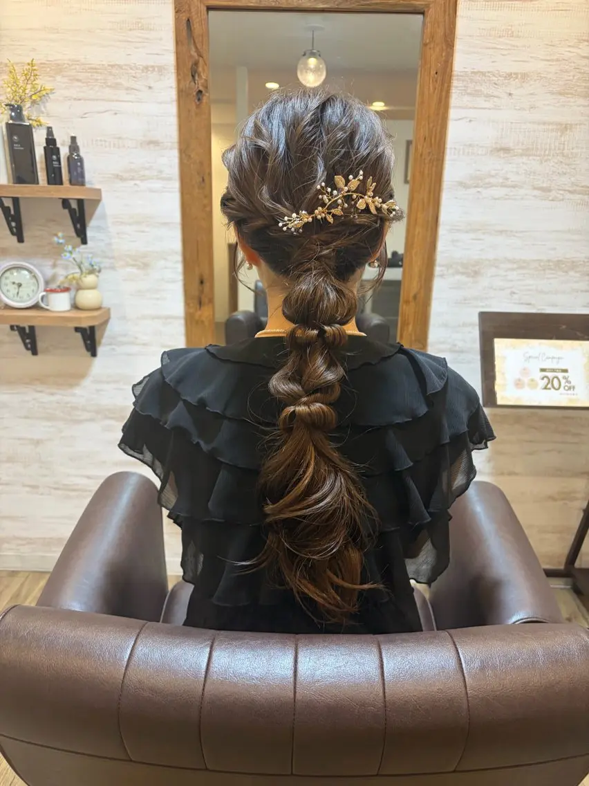 ヘアアレンジ 塩尻 ヘアセットのヘアスタイル