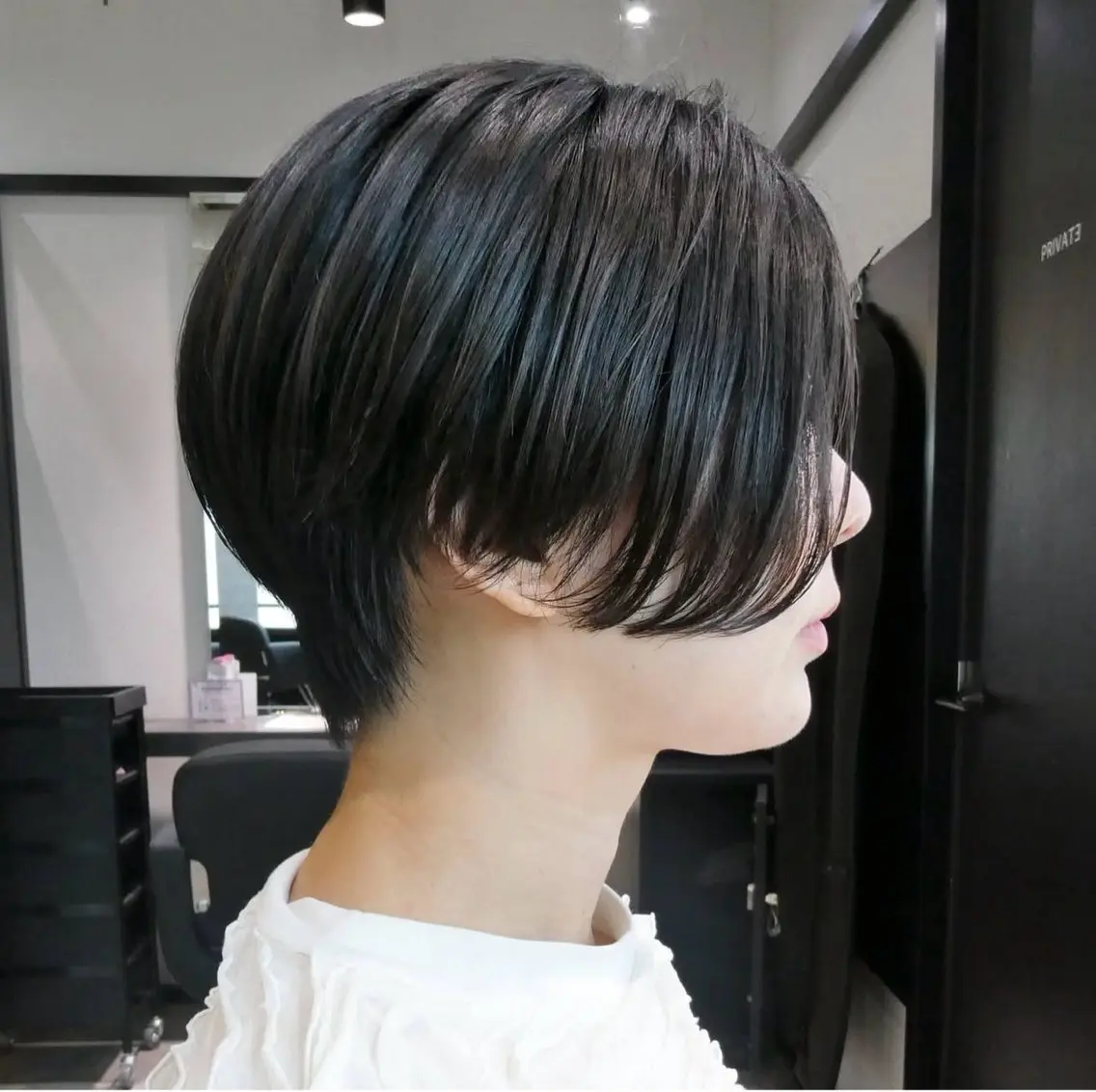 ショート 似合わせカット ショートヘア サラ艶&艶髪系✨ Ayane/心斎橋のヘアスタイル
