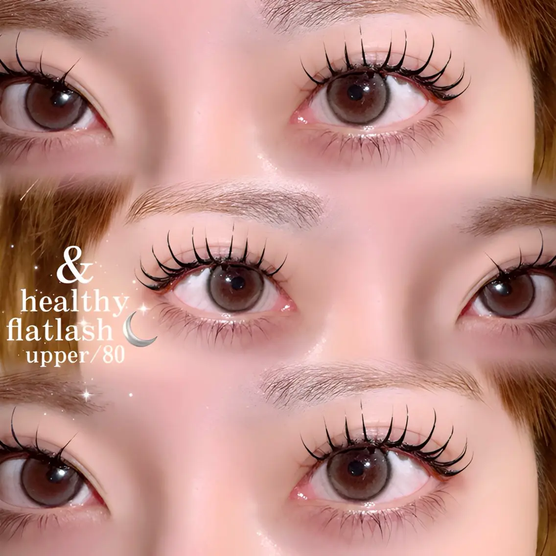 🦋&healthy (flatlash80~100本)🦋/オフ込み/他店オフ500円/コーティング込みの写真