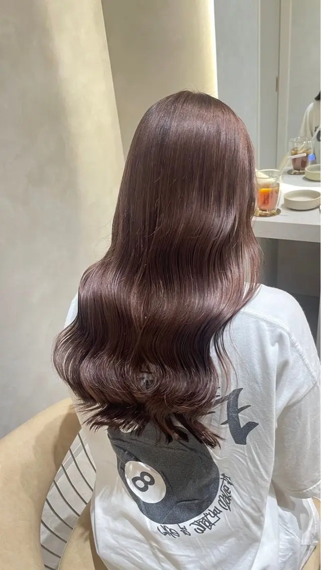 ロング カラー ヘアカラー トリートメント DEAN .杉浦/透明感カラーのヘアスタイル