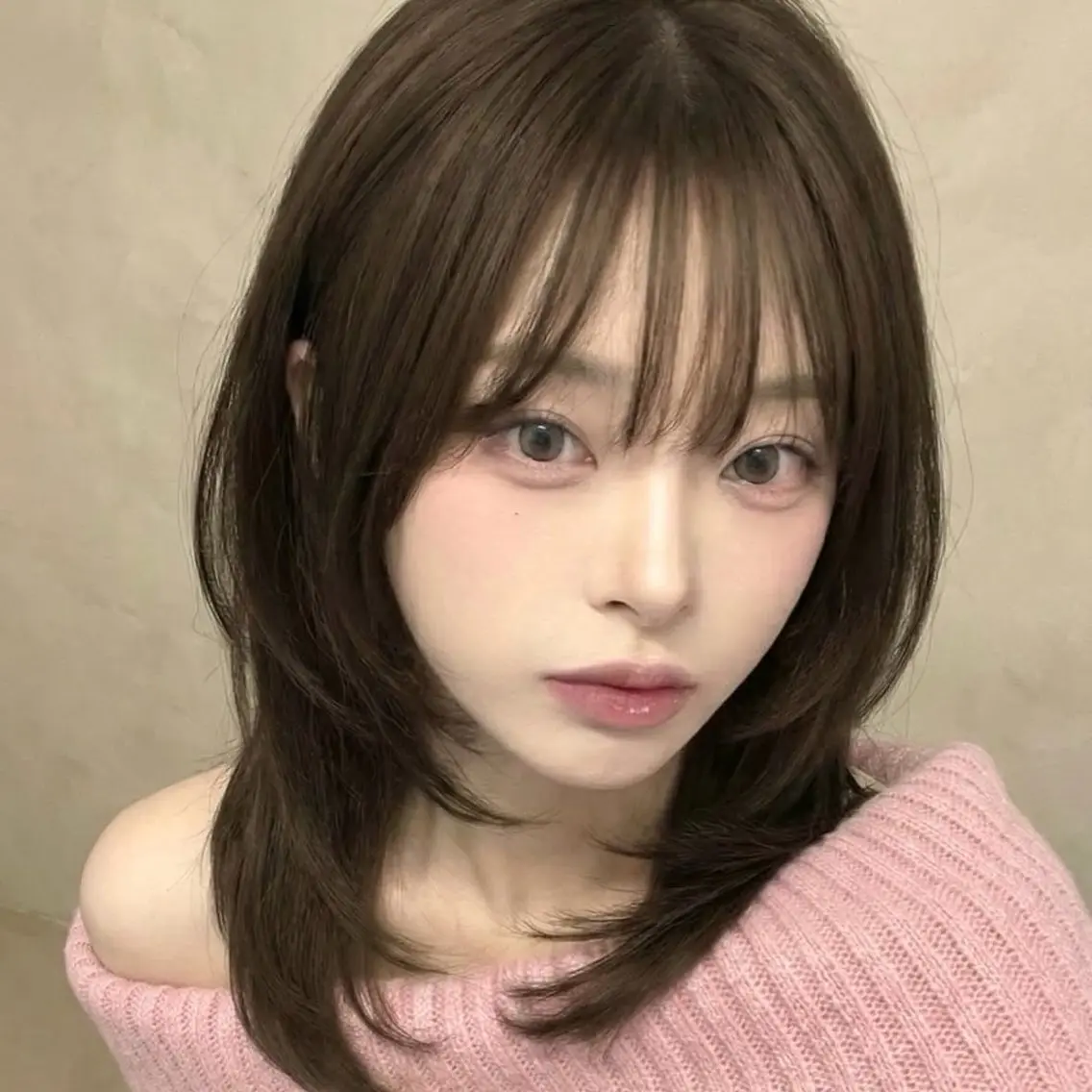 ✨期間限定✨ミディアムハッシュレイヤーカット💓🌈　3cm以上切らせていただける方限定の写真