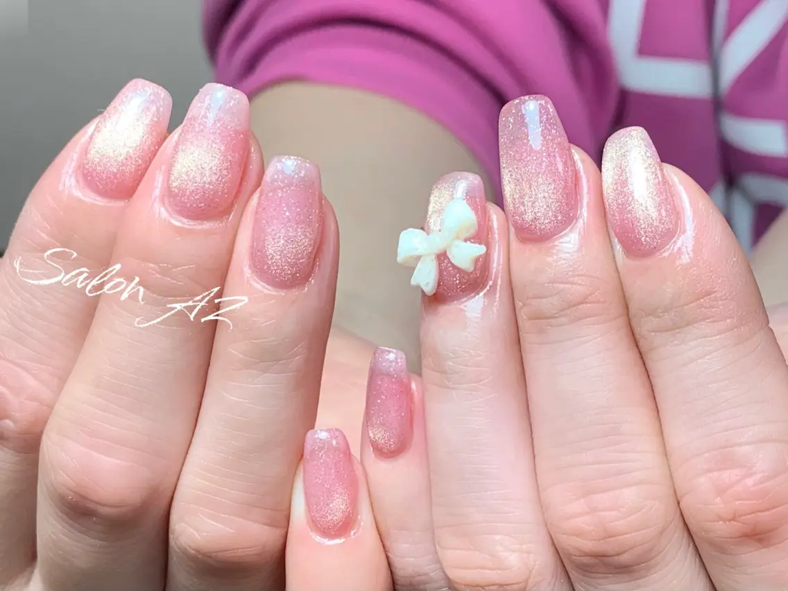 ネイル アートネイル フットネイル フレンチネイル マグネットネイル 持ち込み ハンドネイル salon AZのネイルデザイン