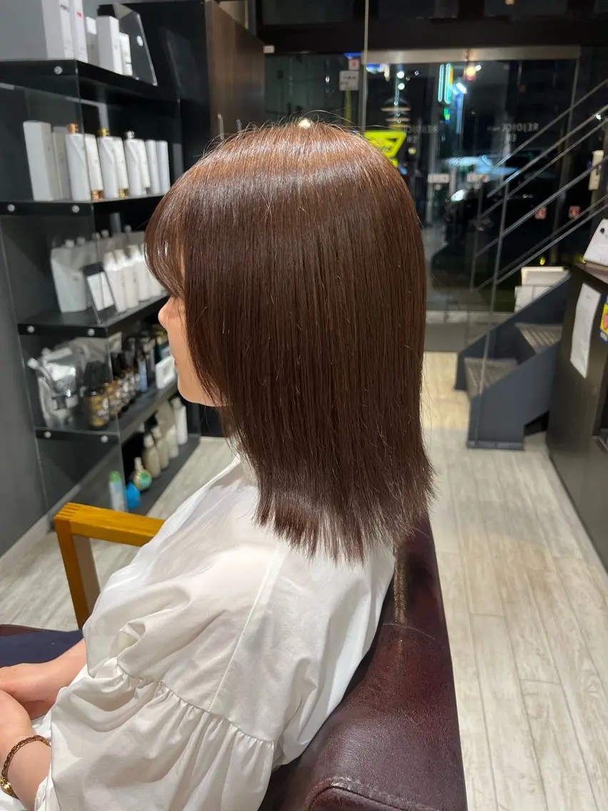 カラー ayumi / 郡山/暖色カラーのヘアスタイル
