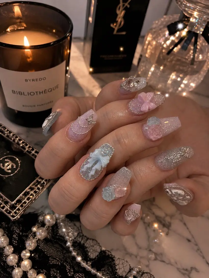 💎スカルプ💎🌟ラメorグラデーション🌟の写真