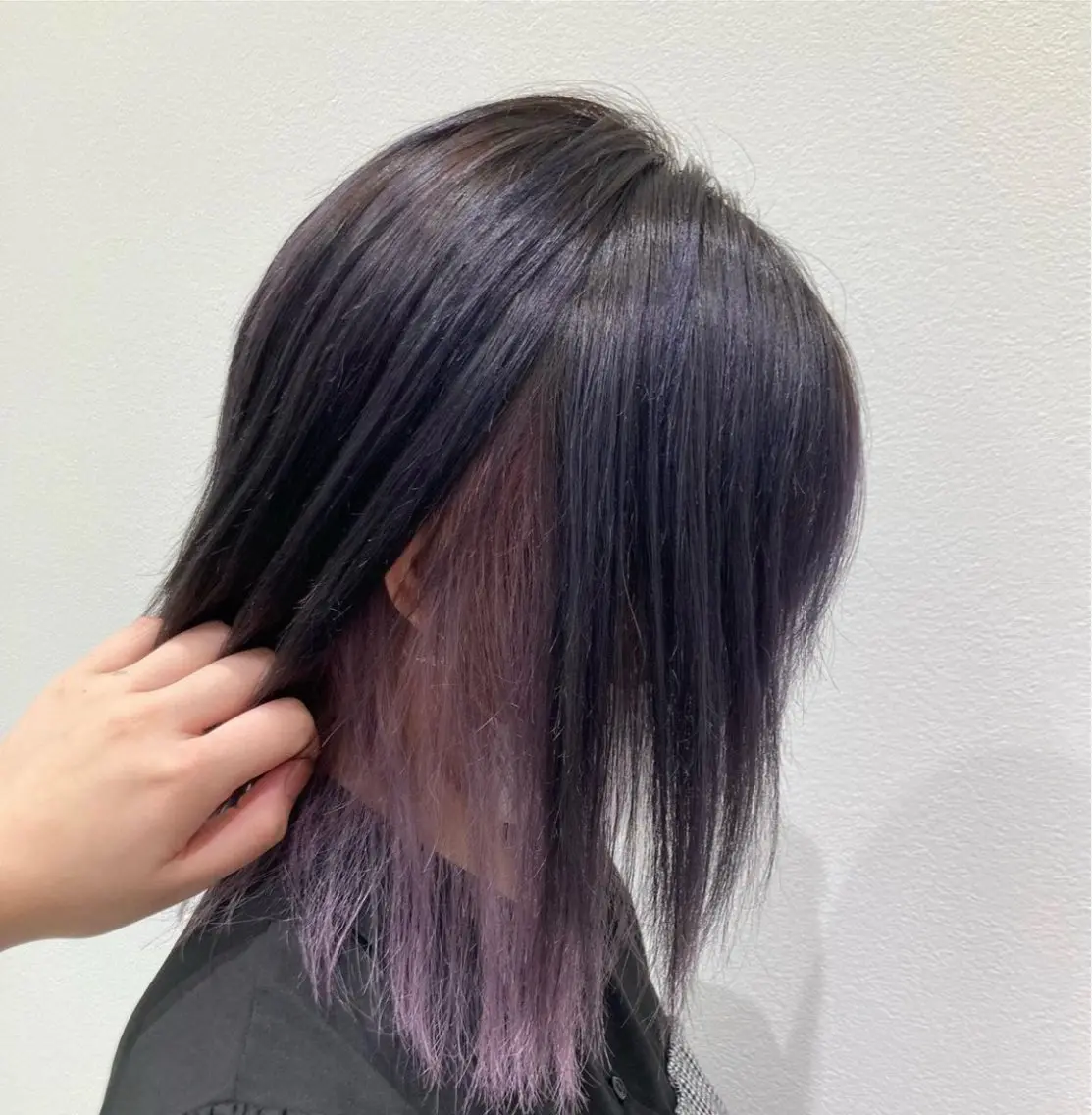 【職場でもOKなさりげないおしゃれ🌷】ナチュラルインナーカラー🤍🫧(要相談)の写真