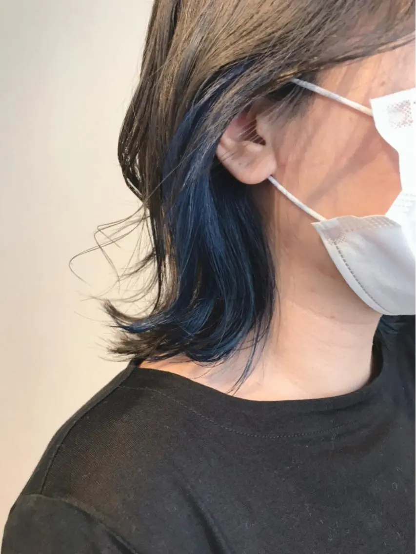 カット＋インナーカラーの写真