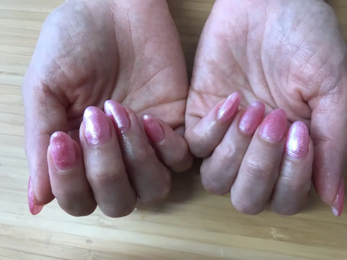 ネイル オフィスネイル ワンカラーネイル ピンク シンプルネイル ハンドネイル Nailist Missaのネイルデザイン