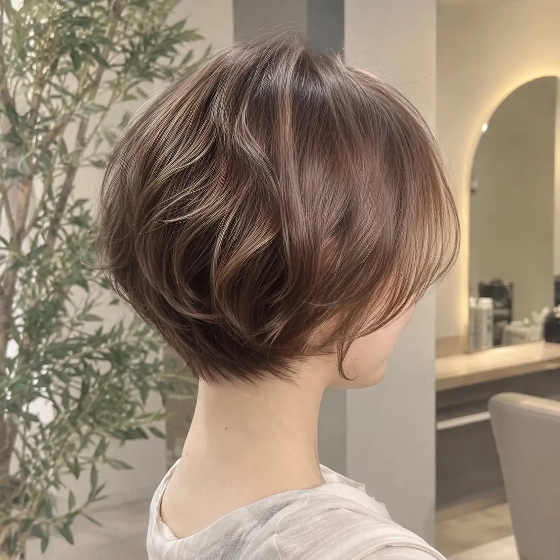 ショート パーマ 【似合わせ特化🌷】 パーマ/ボブ/モカのヘアスタイル