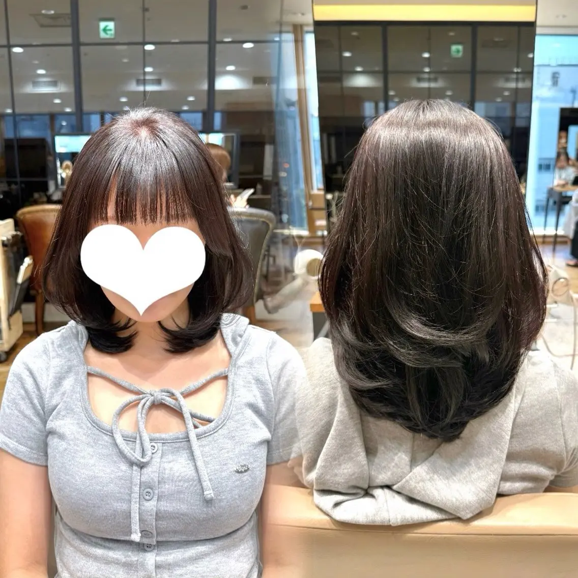 ミディアム ラベンダーブラウン ピンクラベンダー レイヤーカット ヘアカラー トリートメント のん/表参道美容師 /のんめいく💘のその他イメージ