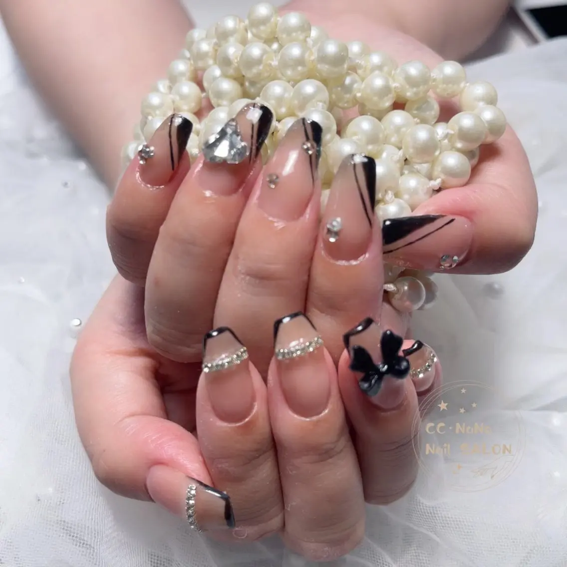 ネイル 持ち込み ハンドネイル CC NaNa ワンホンネイル🌙Nのネイルデザイン
