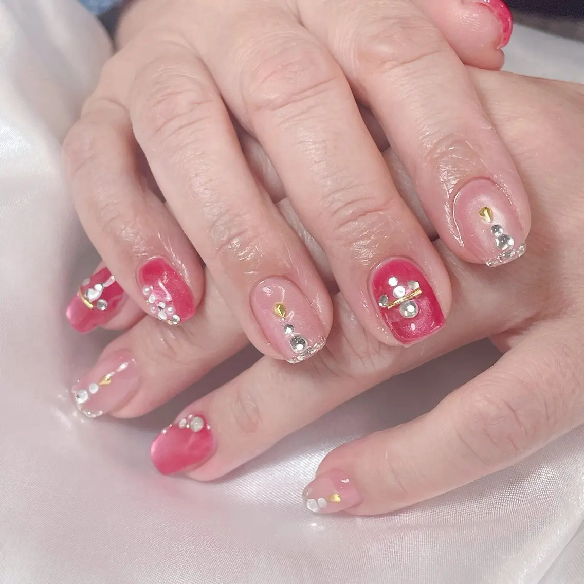 ネイル ハンドネイル nail salon BONHEURのネイルデザイン