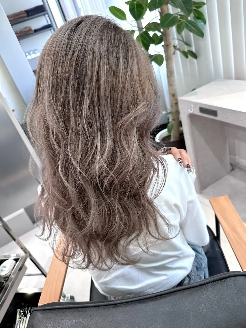 ロング ヘアカラー トリートメント 💎lino _by _ACNE💎 🧸のヘアスタイル