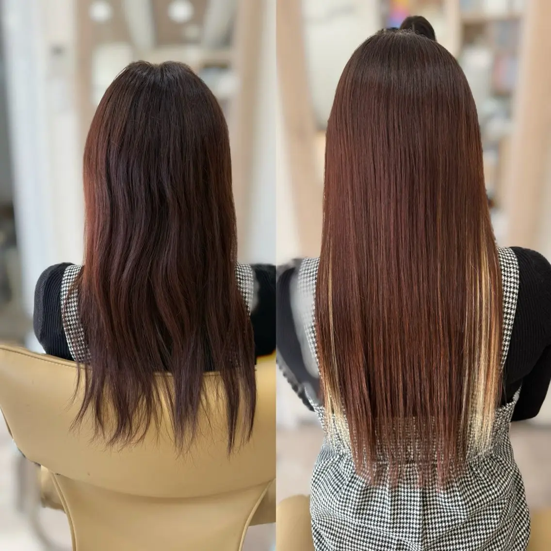 ロング エクステ エクステ&カラー専門 羽エクステ 新大久保のヘアスタイル