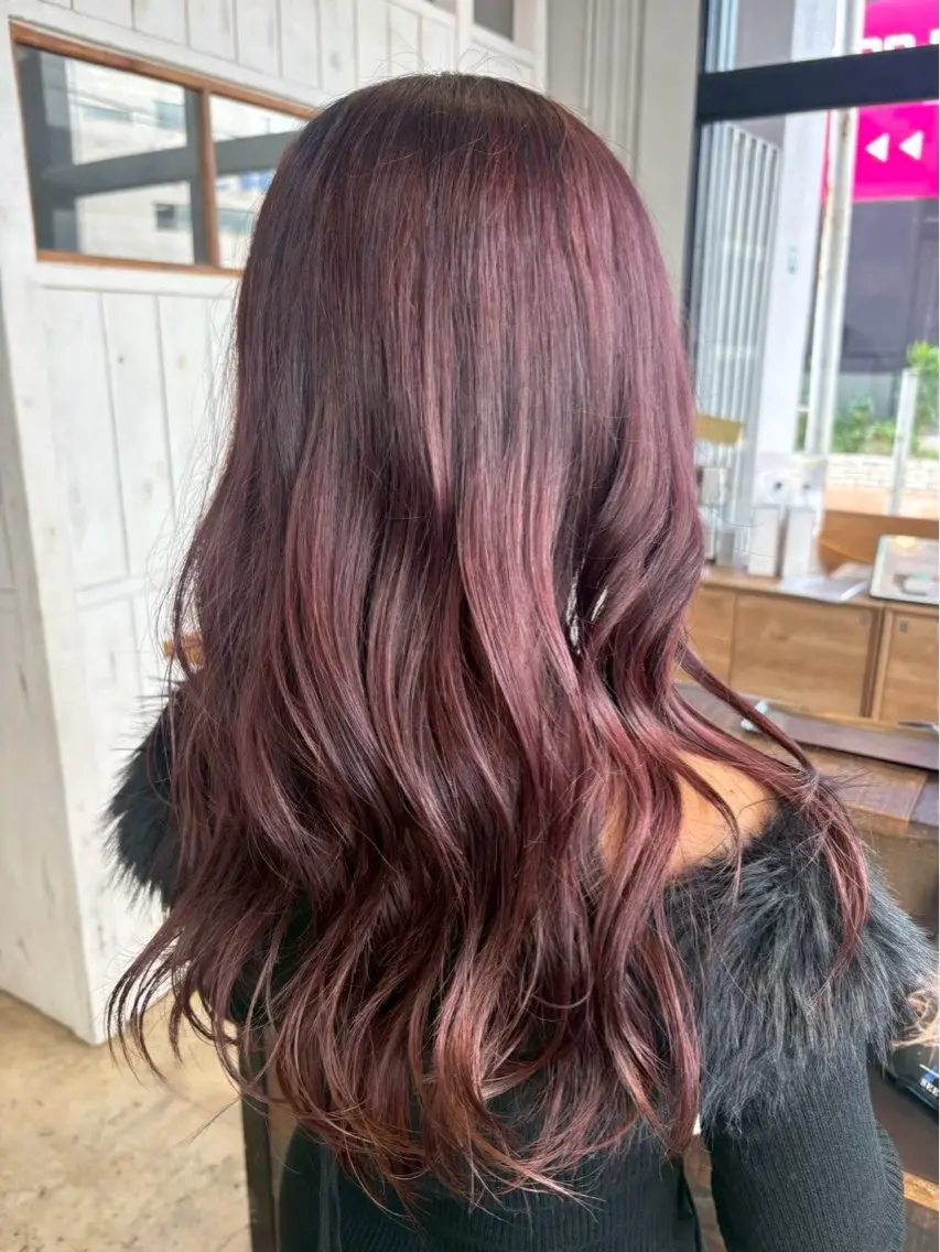 ロング カラー ヘアカラー ruup Rell スズカのヘアスタイル