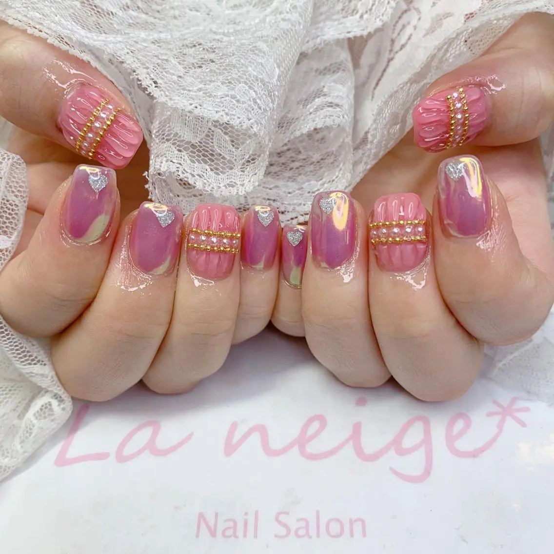 ネイル ハンドネイル La neige* yuki 🐩🌙のネイルデザイン