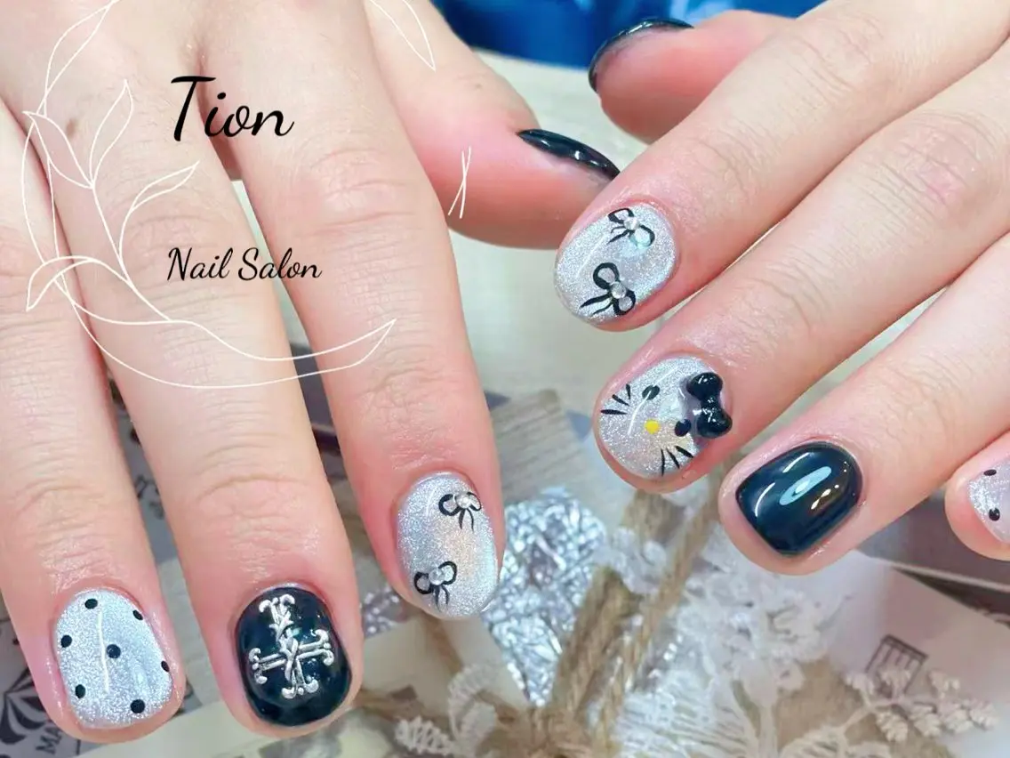 ネイル チークネイル 長さ出し フットネイル フレンチネイル ジェルネイル Nailsalon Tion武蔵小杉店のネイルデザイン