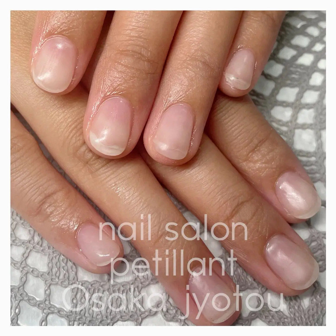 ネイル 長さ出し nail salon petillantのネイルデザイン