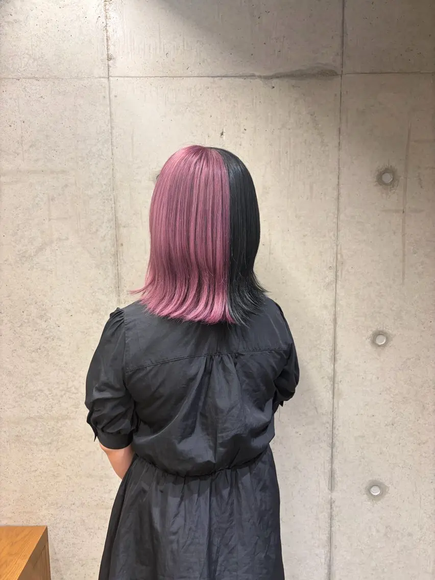 ミディアム 中尾 妃萌那のヘアスタイル