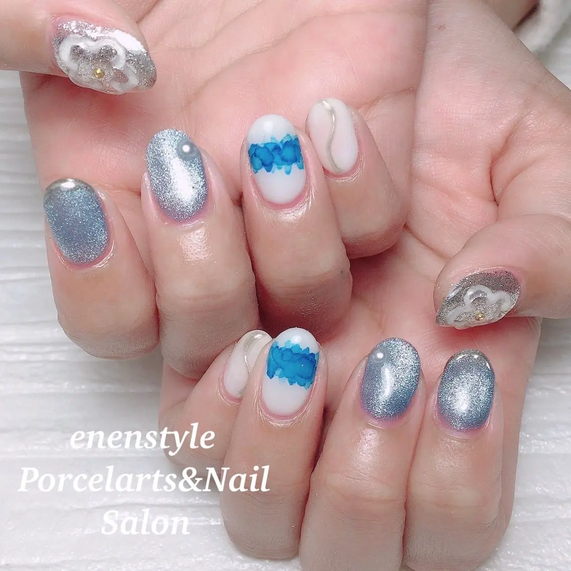 ネイル ハンドネイル 🐾enen style 🐾のネイルデザイン