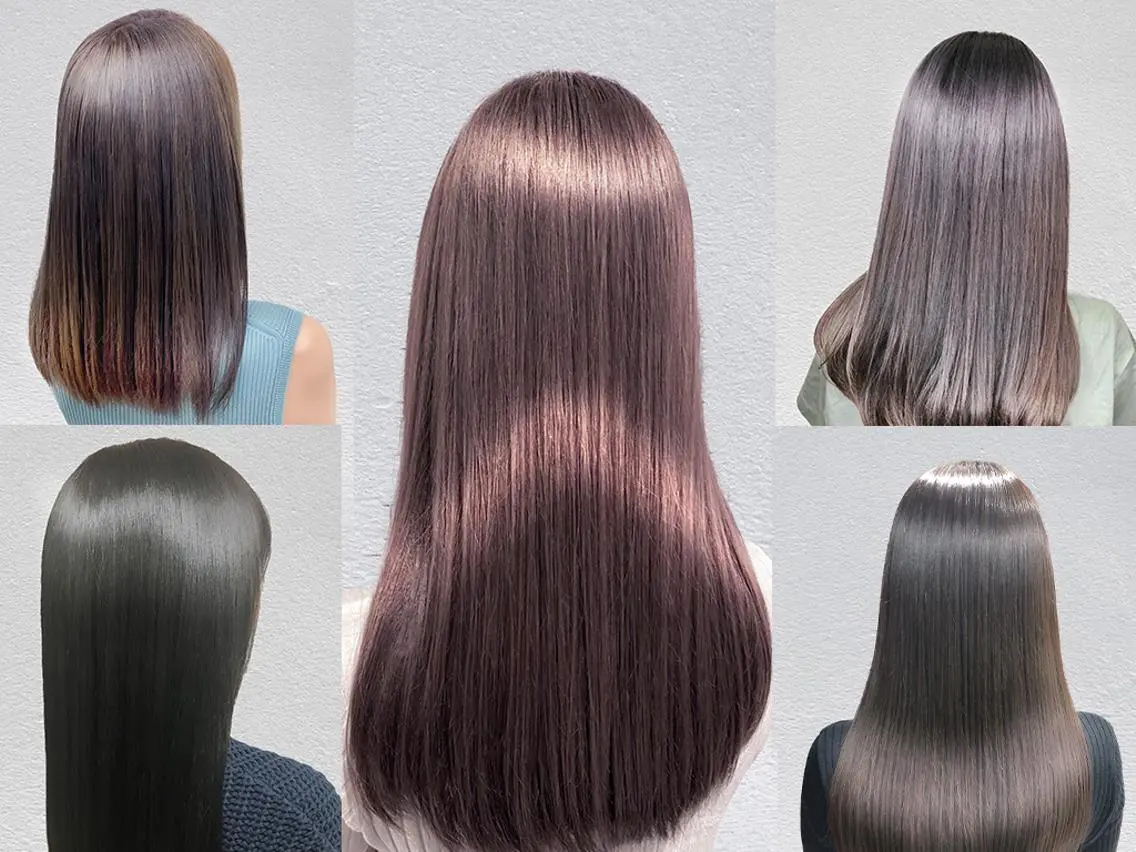 【*期間限定🌷さらつや美髪*】カット+縮毛矯正+トリートメント+炭酸泉 ¥12500の写真