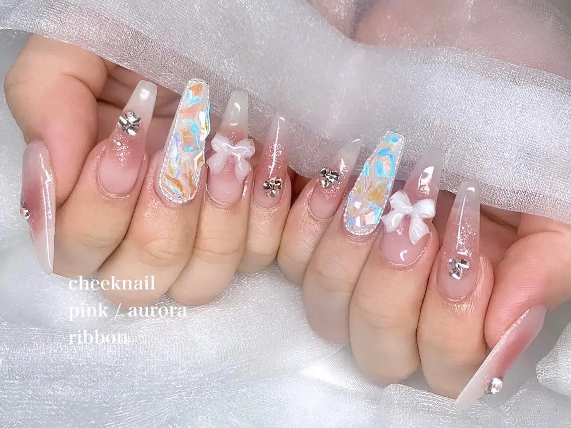 🌟【5/30限定】🌟チップ長さ出し持ち込み⭕️アート・パーツ10本つけ放題🎀オフ込み💅の写真