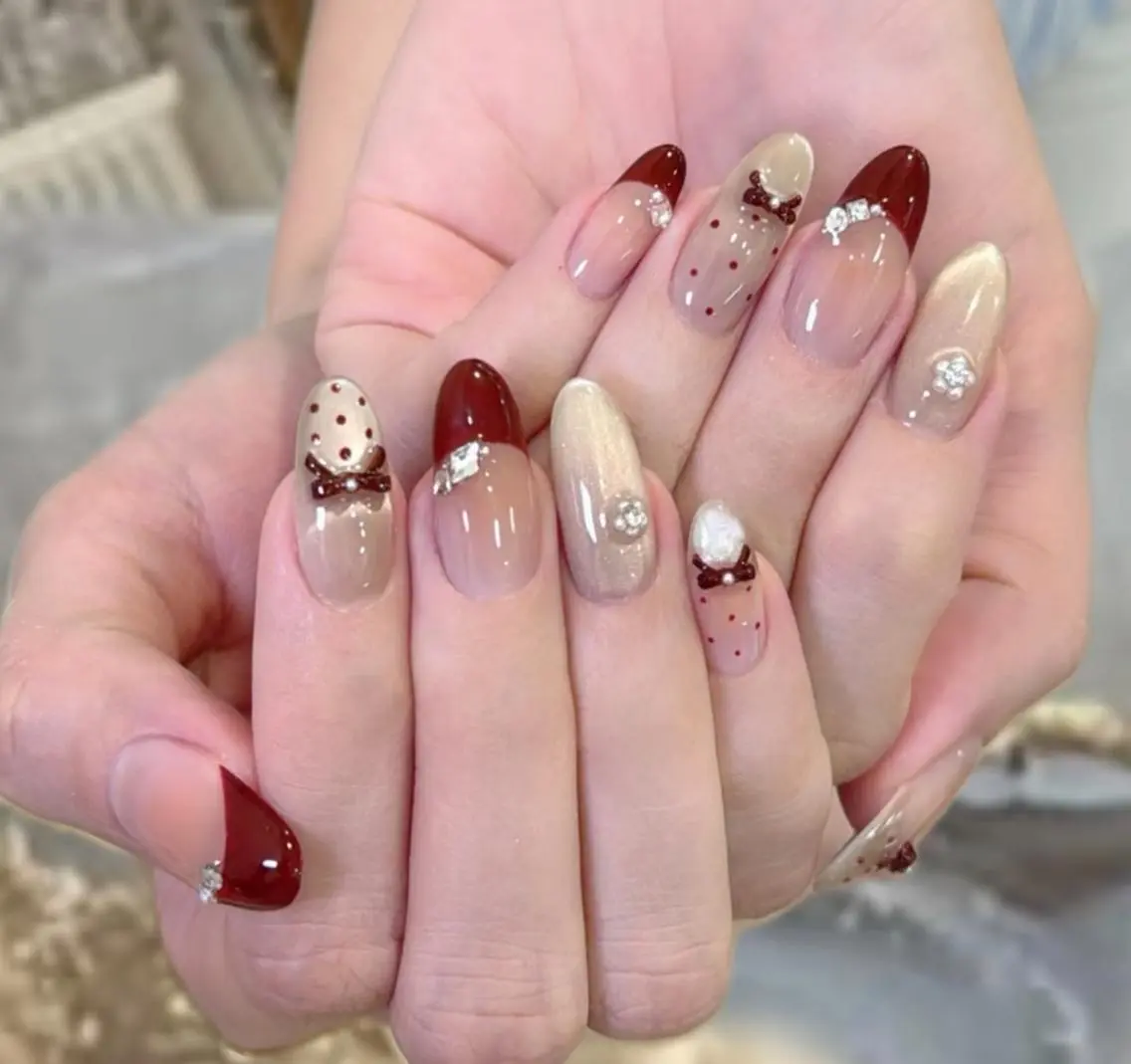 ネイル ハンドネイル 🎀 UU_nailのネイルデザイン