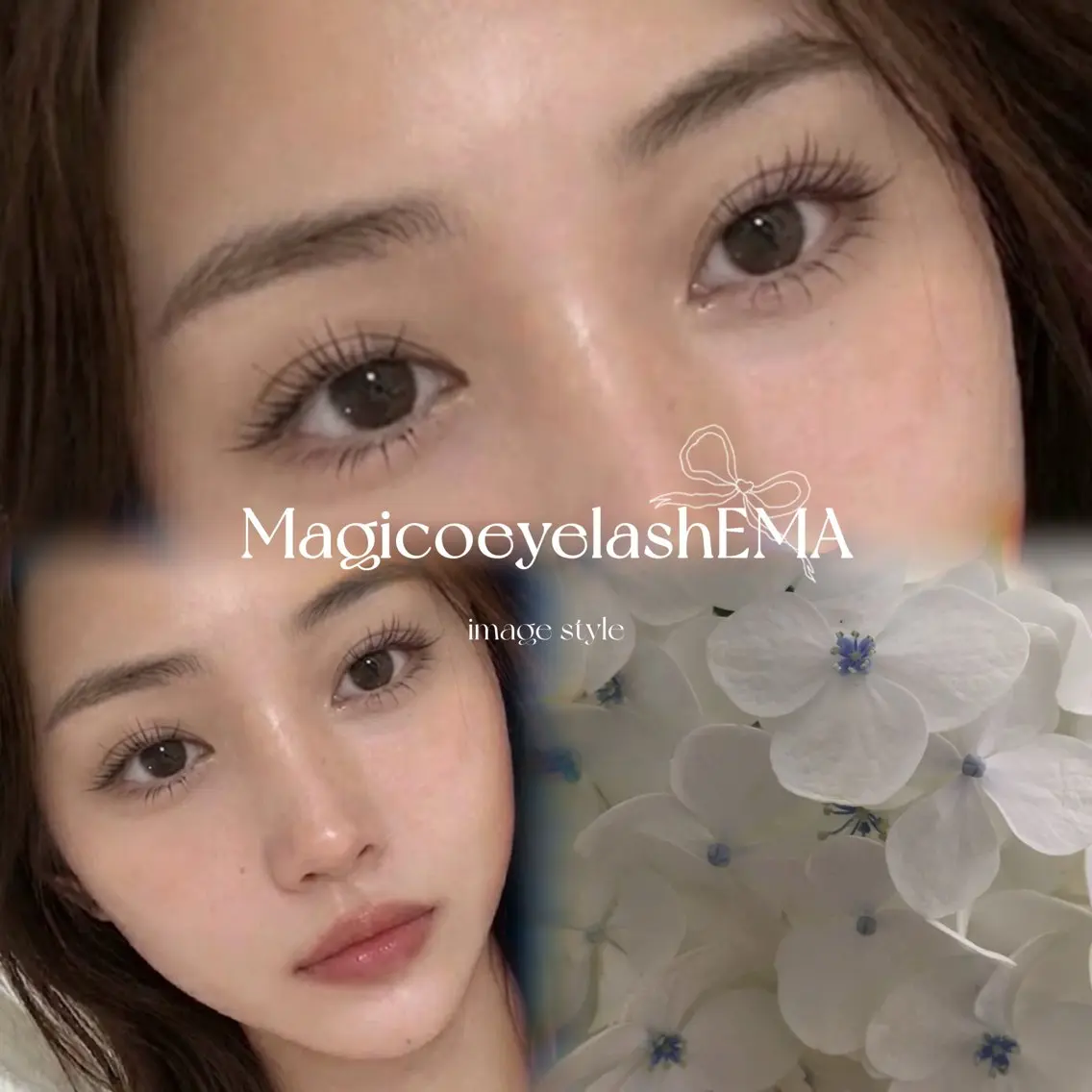🎟マツエクモデルメニュー┊︎オフ込み➕80〰️100本➕コーティング➕束感仕上げ【西新宿🫧当日予約◎】の写真