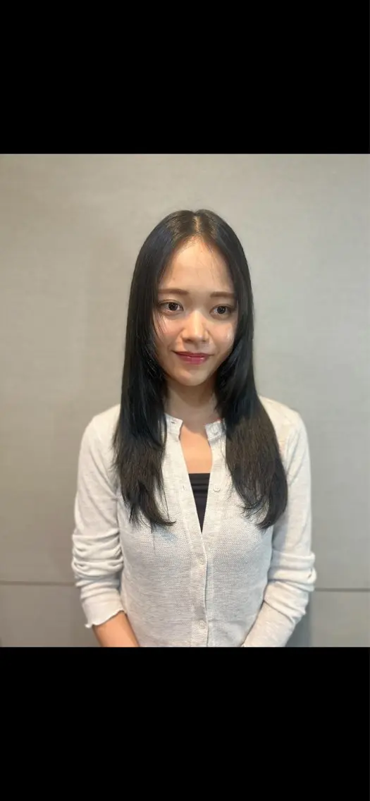 ロング カラー 透明感カラー 顔まわりレイヤー レイヤーカット ロング ヘアカラー 村本 和将のヘアスタイル