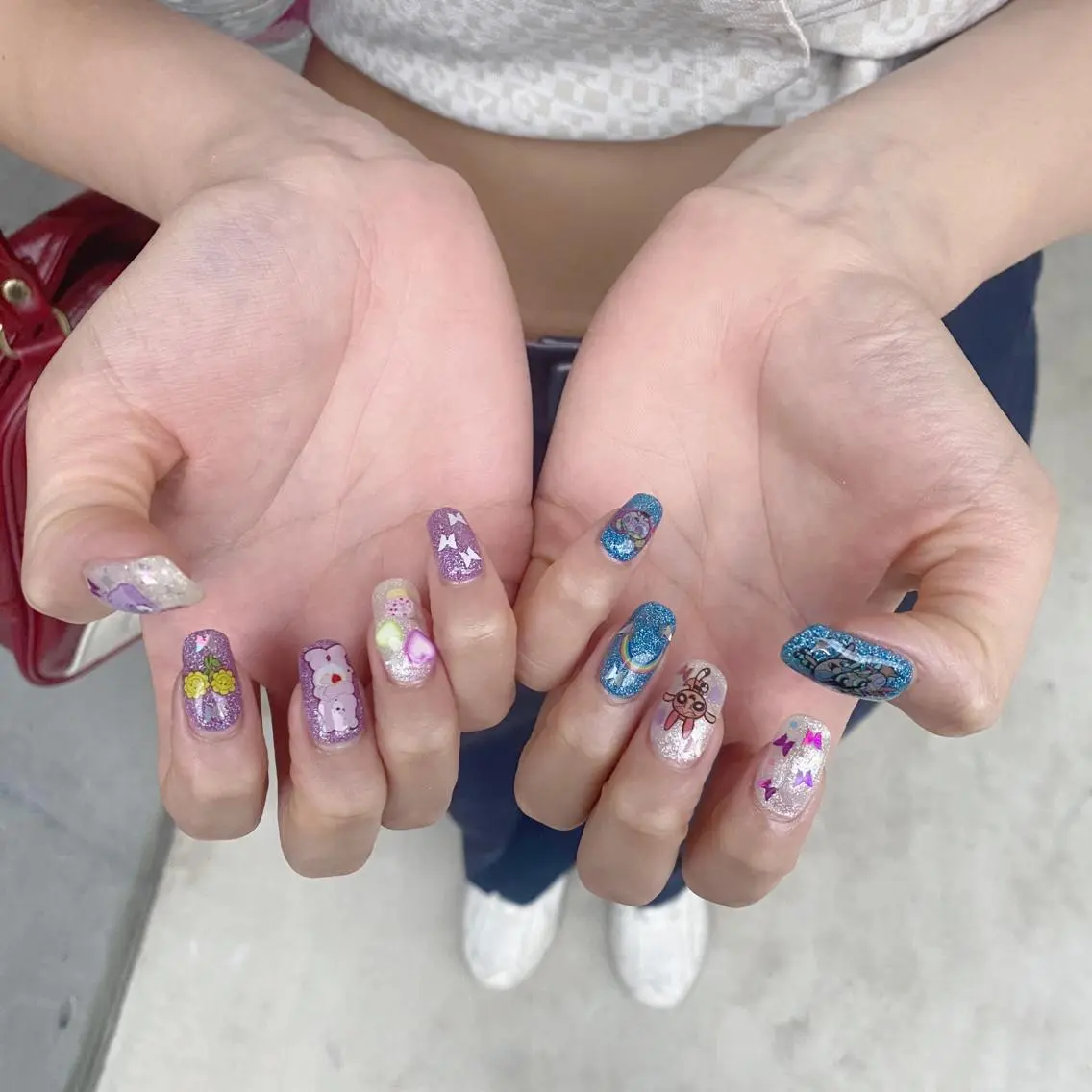 ネイル 氷ネイル・うるうるネイル 韓国ネイル ハンドネイル Nail by Licorneのネイルデザイン