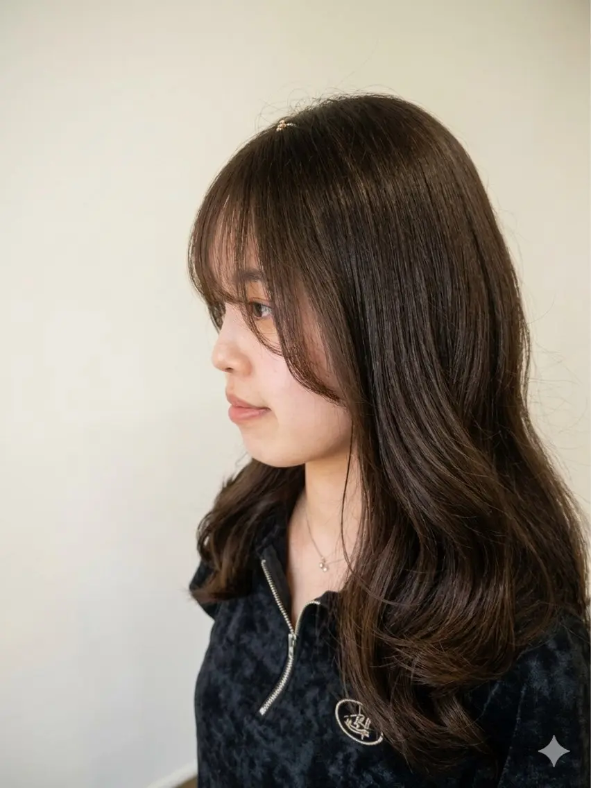 ロング カラー ベージュカラー ハイライトカラー ハイライト ヘアカラー トリートメント kiito RUNAのヘアスタイル